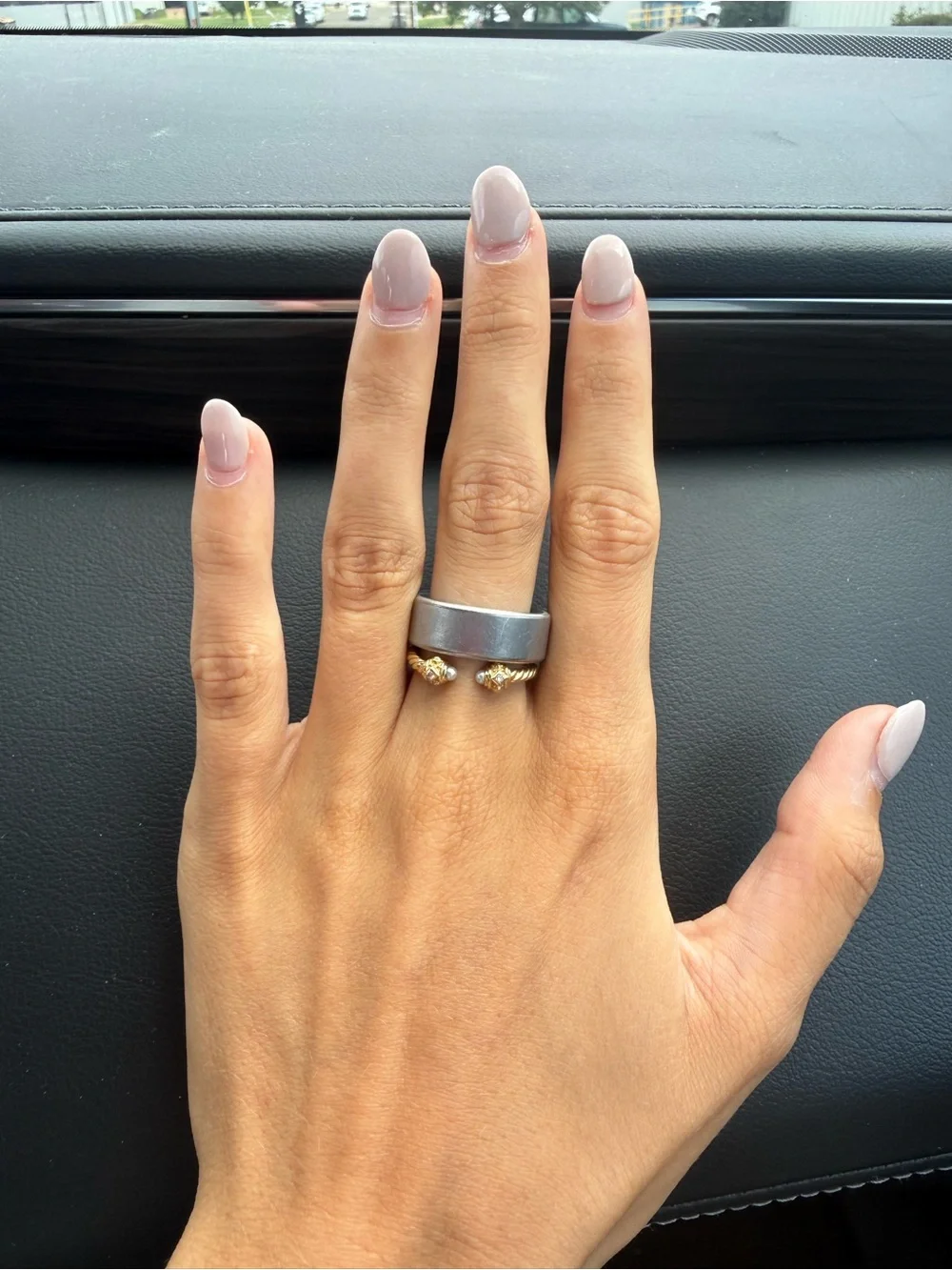 Oura Ring 4 - Brushed Silver - Size 7